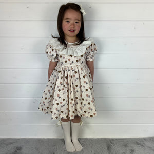 Ceyber Girls Hot Air Balloon Smocked Collar Dress