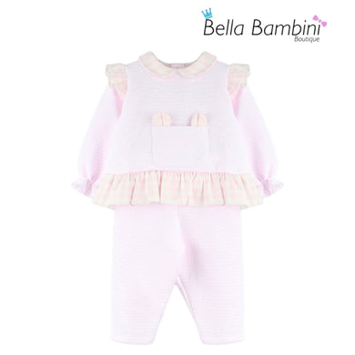 Dulce De Fresa Baby Girls Pink Set