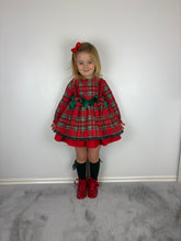Load image into Gallery viewer, Ceyber Red Tartan Dress