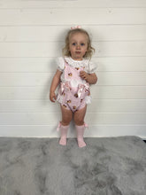 Load image into Gallery viewer, Ceyber Baby Girls Pink Teddy Romper