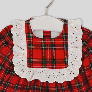 Rapife Girls Red Tartan Dress