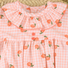 Load image into Gallery viewer, Baby Ferr Baby Girls Peach Romper