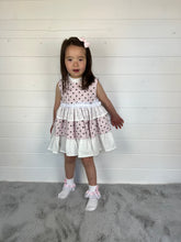 Load image into Gallery viewer, Ceyber Girls Pink Polka Puffball Style Dress