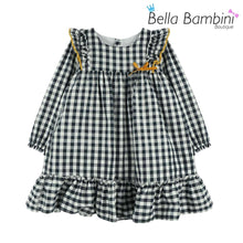 Load image into Gallery viewer, Baby Ferr Older Girls Black Check Dress