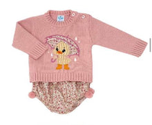 Load image into Gallery viewer, Sardon Baby Girls Duck Jam Set
