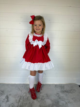 Load image into Gallery viewer, Ceyber Girls Red and White Dress