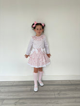 Load image into Gallery viewer, Ceyber Girls Pink Ballerina Bear Skirt Set