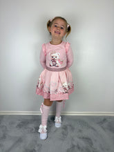 Load image into Gallery viewer, Giorgio Bambini Pink Teddy Skirt Set