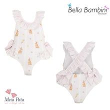 Load image into Gallery viewer, Meia Pata Rabbit Pink Barbados Swimsuit