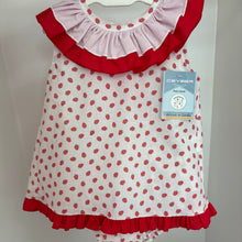 Load image into Gallery viewer, Ceyber Baby Girls Strawberry Open Back Jam Set
