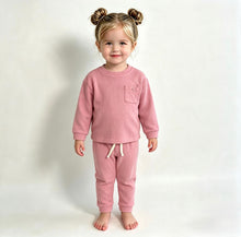 Load image into Gallery viewer, Lily &amp; Jack Pink Brushed Rib Lounge Set