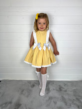 Load image into Gallery viewer, Ceyber Girls Yellow Double Bow Dress