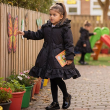Load image into Gallery viewer, Love and Learn Black Coat