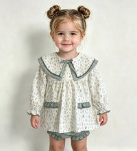 Load image into Gallery viewer, Valentina Olie Floral Green Dress