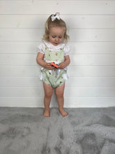 Load image into Gallery viewer, Ceyber Baby Girls Mint Animal Romper