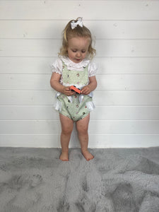 Ceyber Baby Girls Mint Animal Romper