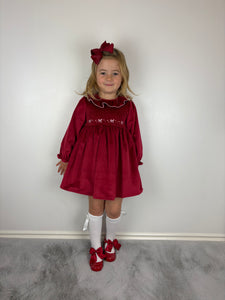 Dulce De Fresa Red Velvet Dress
