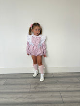 Load image into Gallery viewer, Ceyber Candy Cane Romper
