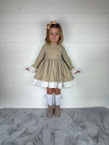 Ceyber Smock Snow Flake Dress
