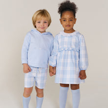 Load image into Gallery viewer, Rapife Girls Blue Check Dress