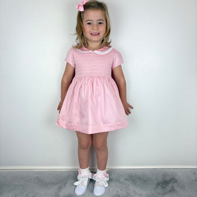 Mabini Girls Pink Smock