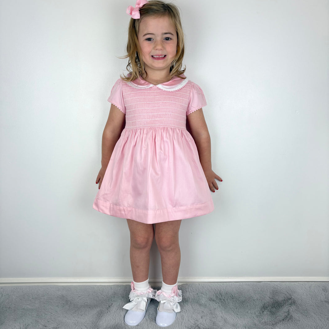 Mabini Girls Pink Smock