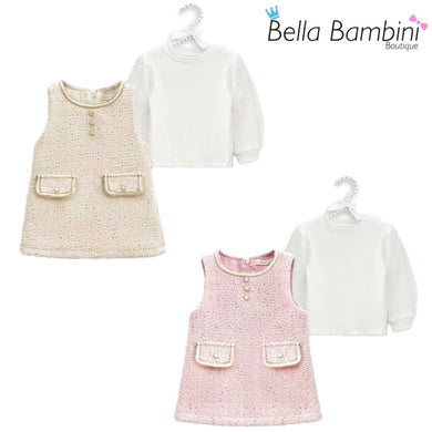 Giorgio Bambini Baby Girls Button Dress