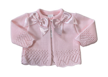 Load image into Gallery viewer, Little Star Baby Girls Bow Bolero Cardigans