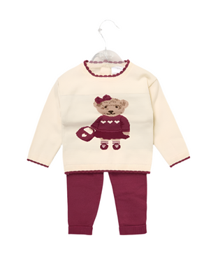 Rock A Bye Baby Teddy Bear Knit