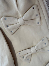 Load image into Gallery viewer, Giorgio Bambini Older Girls Cream Bow 3 Piece Lounge Set