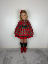 Load image into Gallery viewer, Ceyber Red Tartan Dress