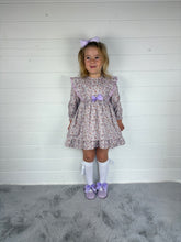 Load image into Gallery viewer, Baby Ferr Older Girls Lilac Floral Dress