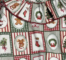 Load image into Gallery viewer, Ceyber Baby Girls Christmas Patchwork Romper