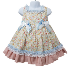 Load image into Gallery viewer, Ceyber Older Girls Pink and Blue Floral Dress