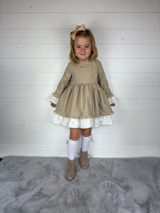 Ceyber Smock Snow Flake Dress