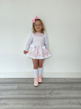 Load image into Gallery viewer, Ceyber Baby Girls Pink Bear Ballerina Skirted Jam