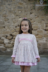 Dbb Collection Older Girls Pink Ditsy Floral Dress