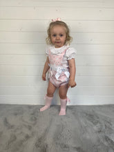 Load image into Gallery viewer, Ceyber Baby Girls Pink Bunny Romper