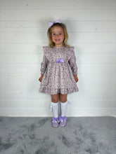 Load image into Gallery viewer, Baby Ferr Older Girls Lilac Floral Dress