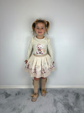 Load image into Gallery viewer, Giorgio Bambini Beige Teddy Skirt Set