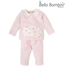 Load image into Gallery viewer, Babidu Girls Floral Pocket Set