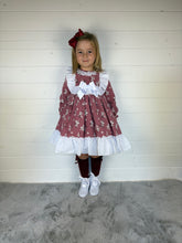 Load image into Gallery viewer, Ceyber Girls Burgundy Blossom Dress