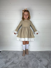 Load image into Gallery viewer, Ceyber Smock Snow Flake Dress
