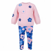 Load image into Gallery viewer, Agatha Ruiz De La Prada Pink and Blue Floral Leggings