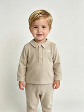 Load image into Gallery viewer, Amore Boys Beige Knit Lounge Set