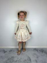 Load image into Gallery viewer, Giorgio Bambini Beige Carousel Skirt Set
