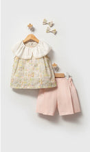 Load image into Gallery viewer, Tongs Girls Floral Short Set