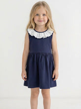 Load image into Gallery viewer, Piccolina &amp; Co Older Girls Navy Dress