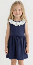 Load image into Gallery viewer, Piccolina &amp; Co Older Girls Navy Dress