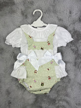 Load image into Gallery viewer, Ceyber Baby Girls Mint Animal Romper
